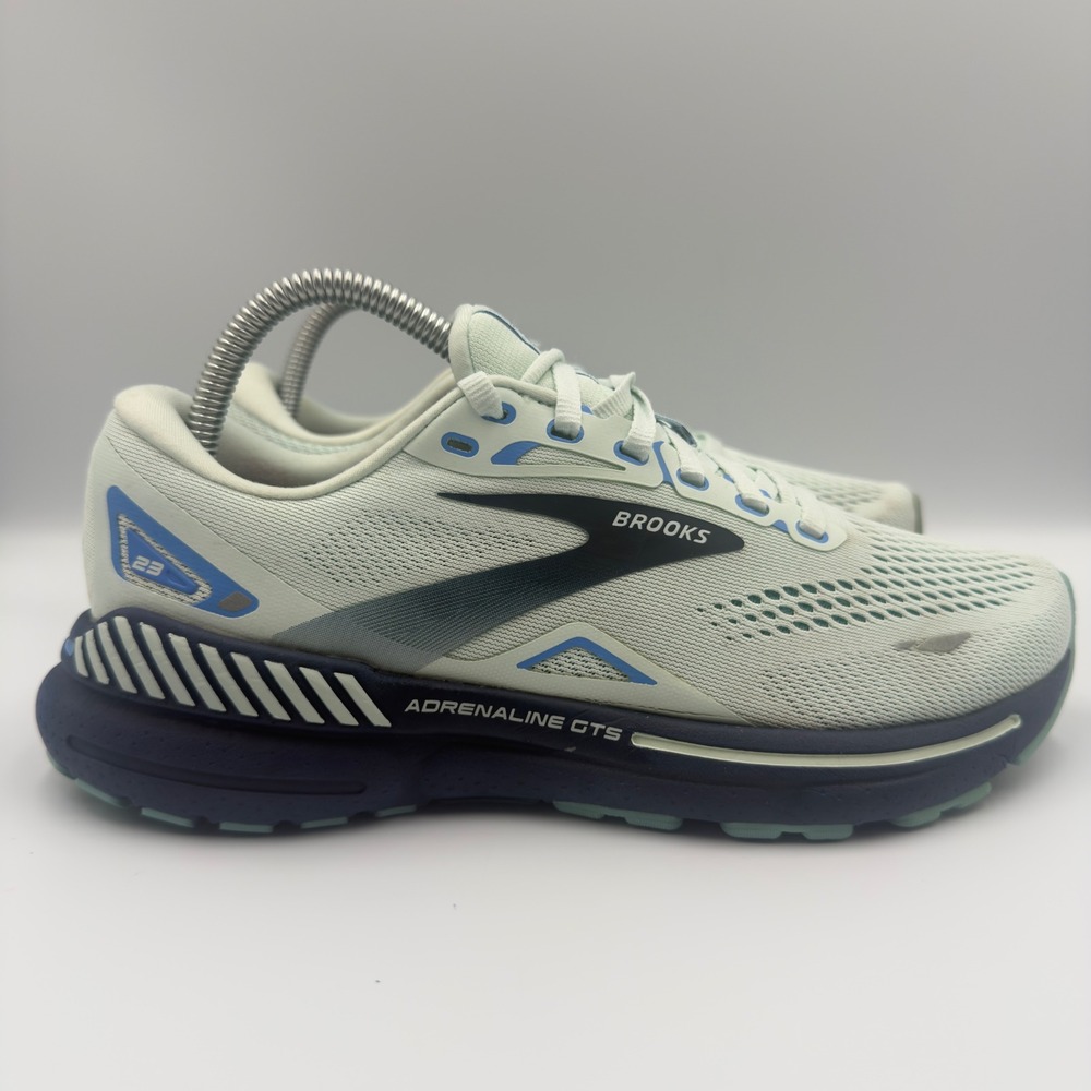 Brooks Adrenaline GTS 23 Women Size 8 Running Shoes Athletic Sneakers Blue